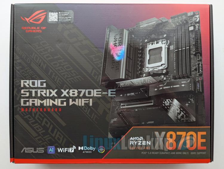ASUS ROG Strix X870E-E Gaming WiFi Motherboard Linux Review