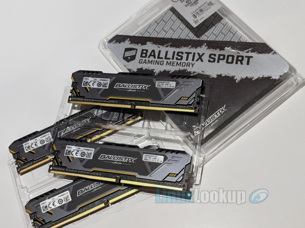 Ballistix Sport AT 32GB DDR4 Memory Kit Review | Linuxlookup