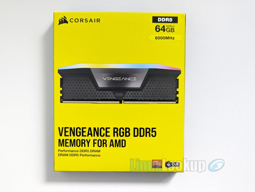 Corsair VENGEANCE RGB DDR5-6000 64GB Memory Kit Review | Linuxlookup