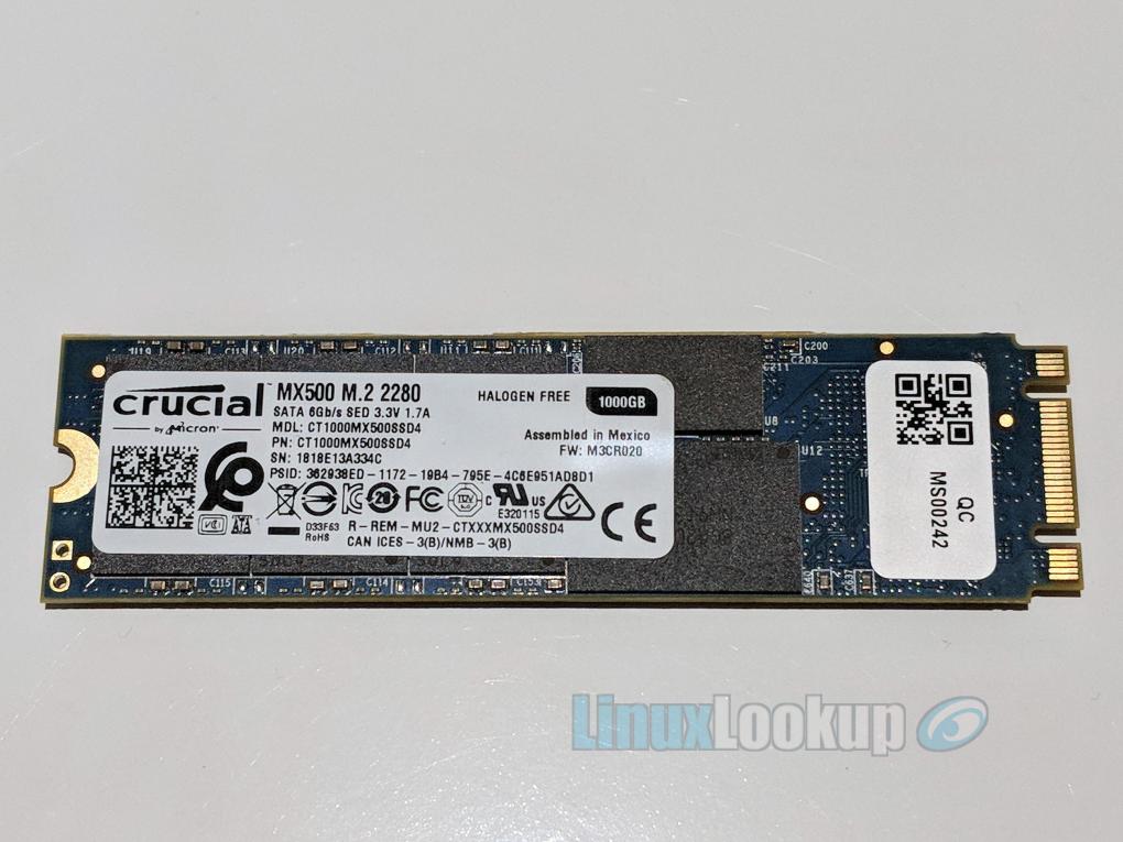 Crucial MX500 1TB M.2 Type 2280 SSD Review | Linuxlookup