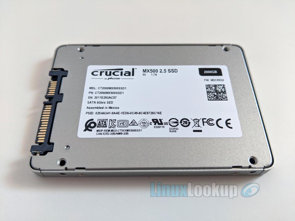 Crucial - Disque SSD MX500 2.5 500 Go Série ATA III