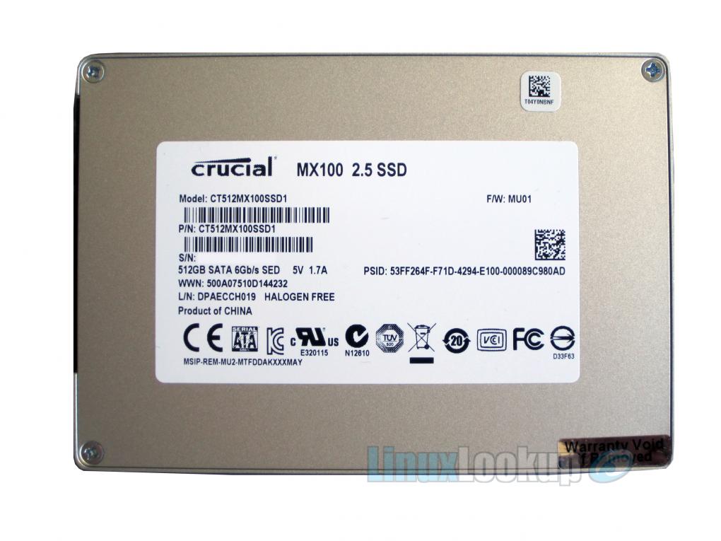 Crucial MX100 512GB SSD Review | Linuxlookup