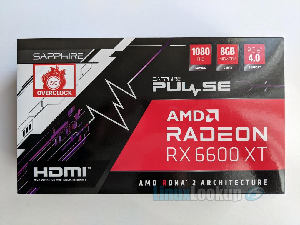 Sapphire Radeon Rx 6600 8g D6 Pulse Oc Video Card For Amd Rx6600