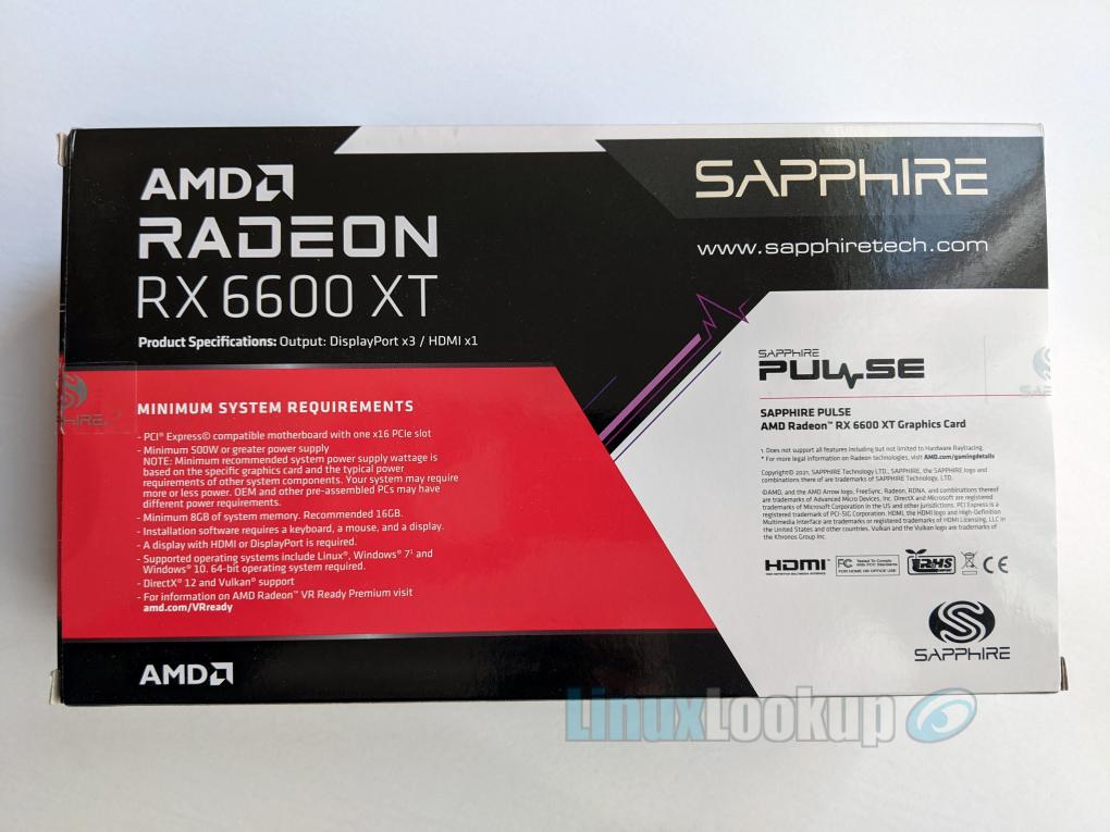 SAPPHIRE PULSE AMD Radeon RX 6600 XT OC Review | Linuxlookup